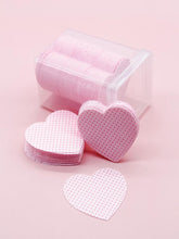 Load image into Gallery viewer, Pink Heart adhesive nozzle wipes
